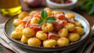 Gnocchis façon carbonara : recette gourmande et originale