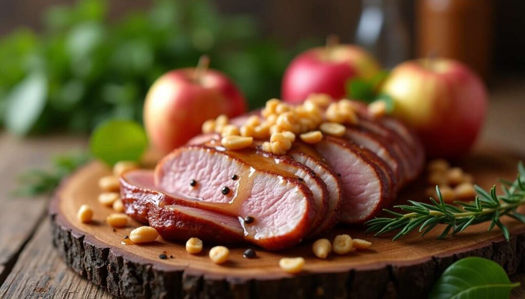 Recette de magrets de canard aux pommes