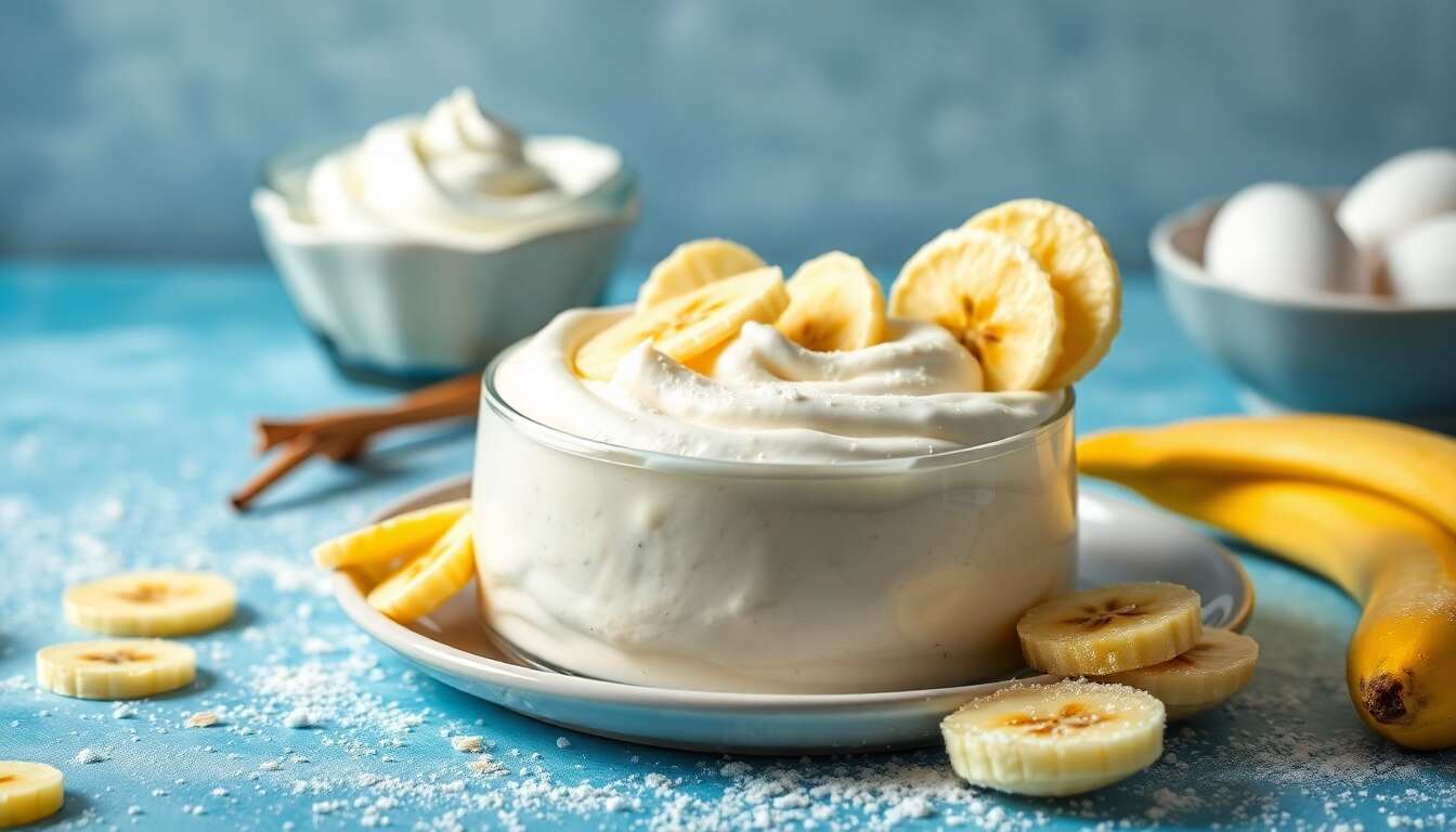 Découvrez la recette onctueuse de mousse à la banane
