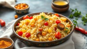 Recette traditionnelle du couscous aux sept légumes