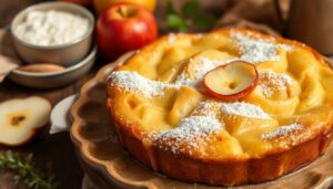Recette traditionnelle : far à la pomme maison