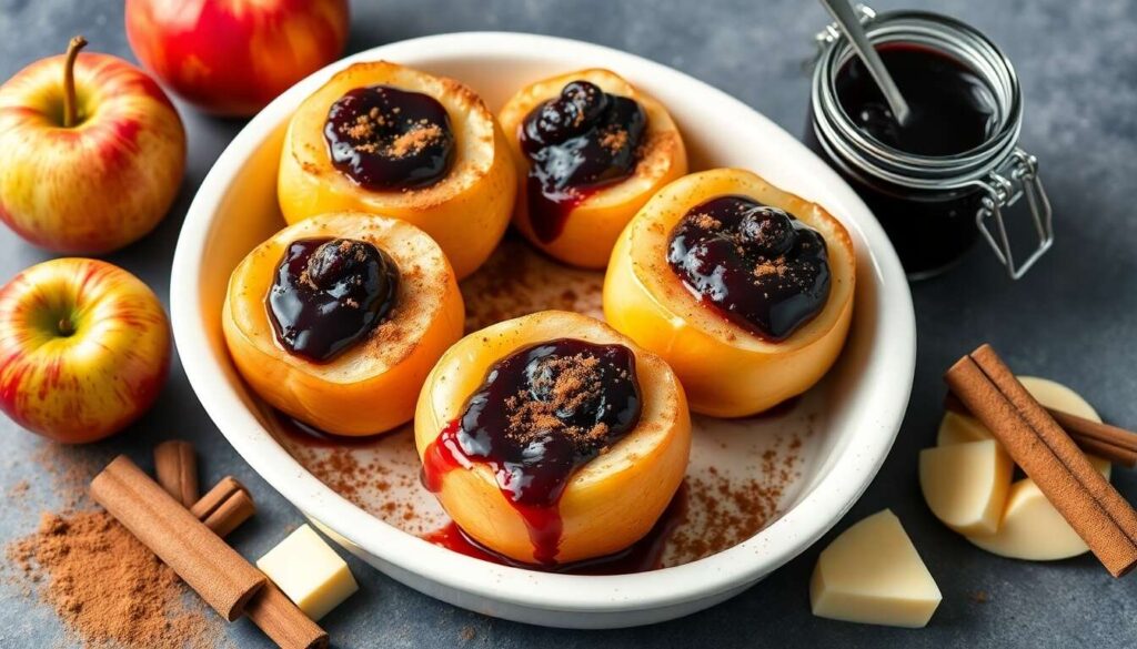 Pommes au four à la confiture de mûres : recette facile et gourmande