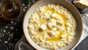 Risotto au parmesan : recette crémeuse et savoureuse