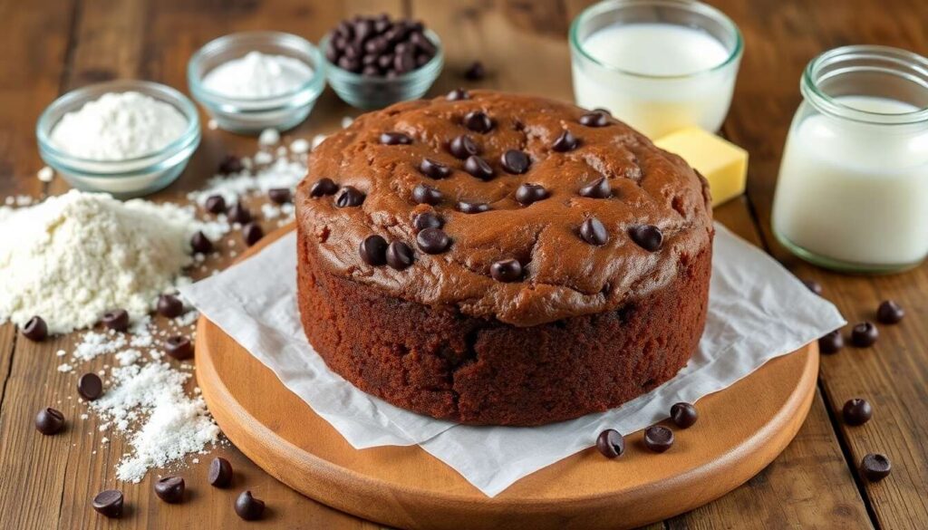 Cake moelleux aux pépites de chocolat : la recette facile