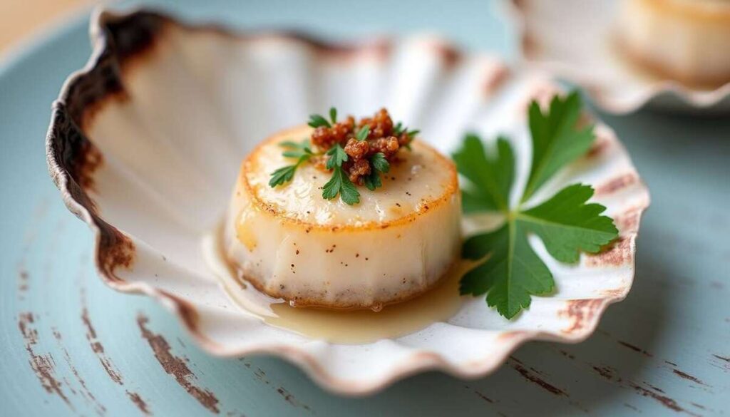 Recette de coquilles Saint-Jacques en persillade : un délice savoureux