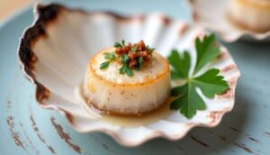 Recette de coquilles Saint-Jacques en persillade : un délice savoureux