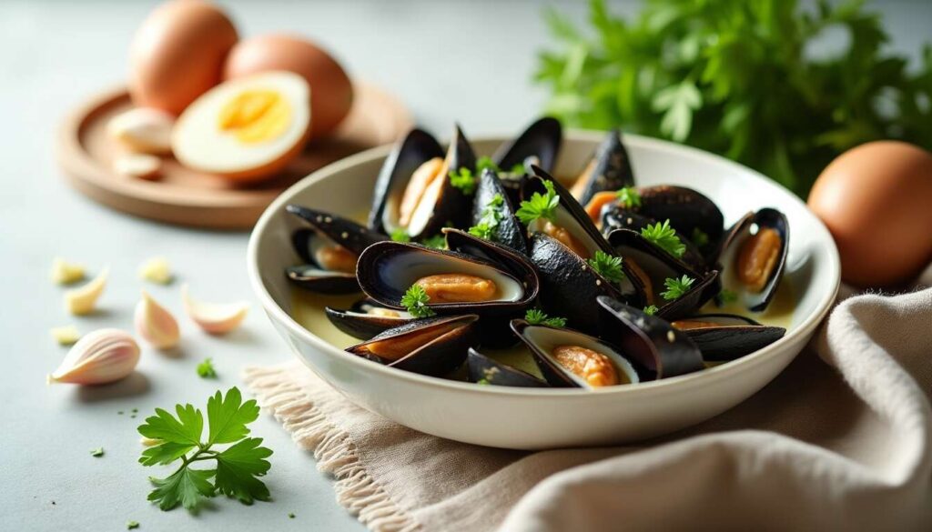 Moules à la crème et au vin blanc : recette savoureuse et facile