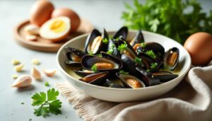 Moules à la crème et au vin blanc : recette savoureuse et facile