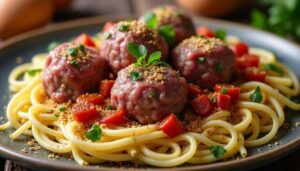 Boulettes savoureuses avec restes de gigot d’agneau