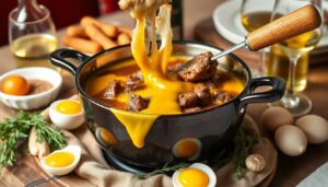 Fondue bourguignonne au vin blanc : recette savoureuse et conviviale