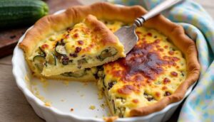 Tarte au thon et courgette : recette simple et savoureuse