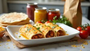 Wraps gratinés : une recette délicieuse et rapide