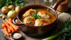 Pot-au-feu de poulet : recette facile et savoureuse