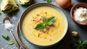 Recette délicieuse : soupe d’artichauts facile à préparer