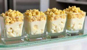 Verrines d’œuf mimosa : recette facile et rapide