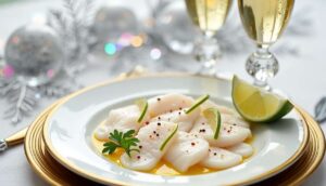 Carpaccio de Saint-Jacques aux fruits de la passion : une entrée raffinée