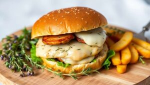 Recette express : burger au poulet savoureux