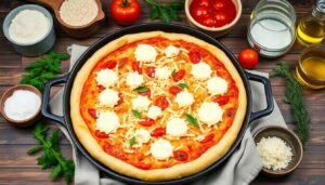 Pizza à la poêle : recette facile et rapide