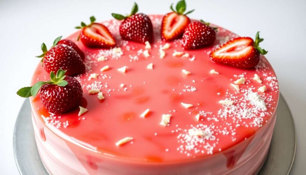 Glaçage miroir fraise : recette facile et brillante