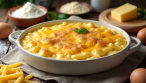 Gratin de pâtes à la béchamel : recette gourmande et facile