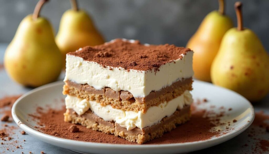 Tiramisu aux poires : une recette gourmande et facile