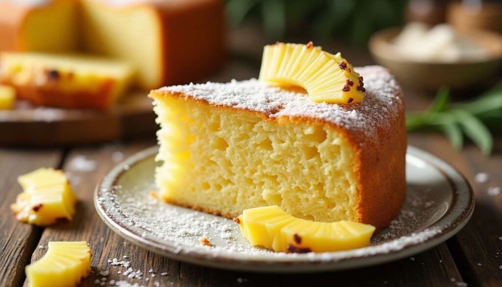 Gâteau moelleux à l&rsquo;ananas : recette facile et savoureuse