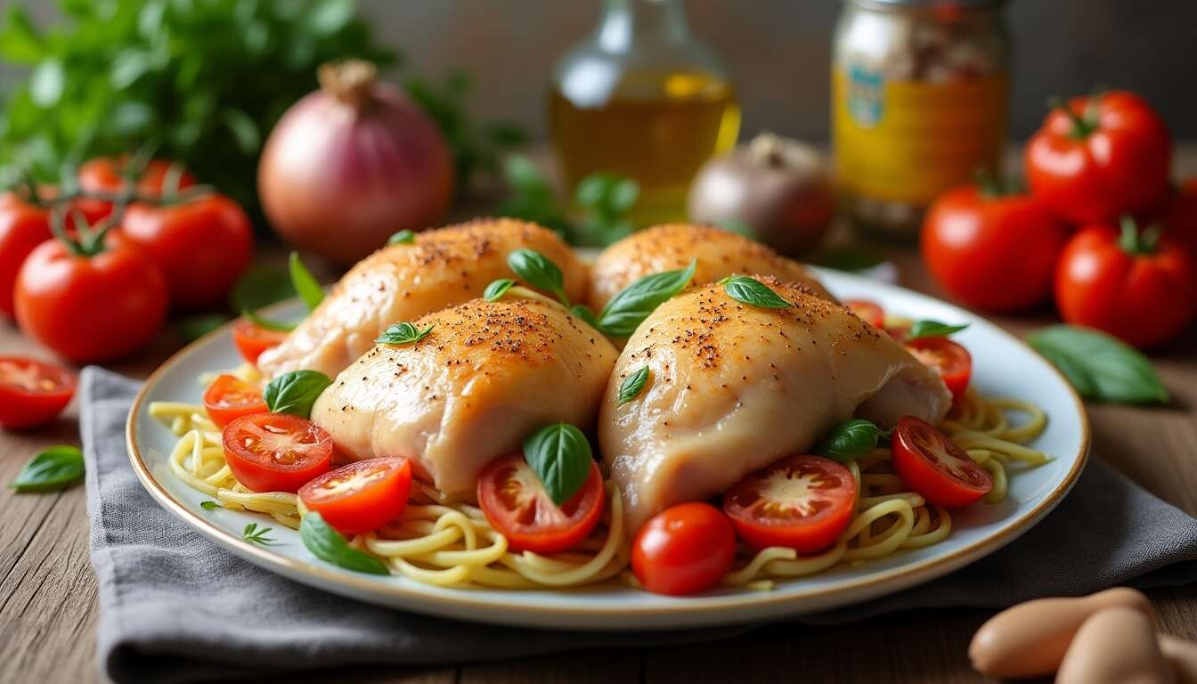Poulet basquaise rapide au Cookeo : recette facile