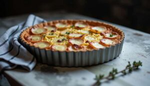 Tarte aux poireaux et pommes de terre : la recette facile