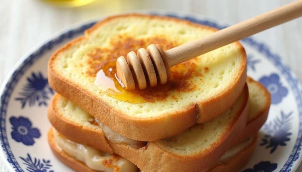 Croque-monsieur chèvre et miel : recette gourmande
