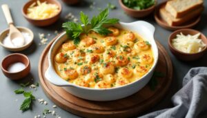 Gratin de fruits de mer simplissime : recette facile et savoureuse