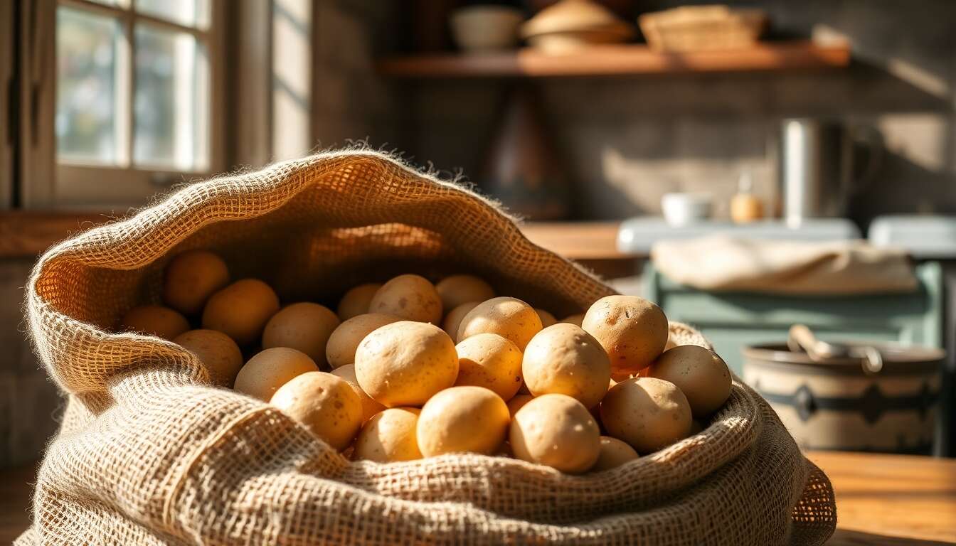 Cette astuce permet de garder les pommes de terre fraîches pendant 3 semaines de plus