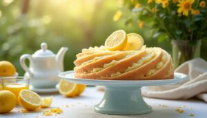 Ce gâteau au yaourt twisté au citron est le plus rapide à préparer