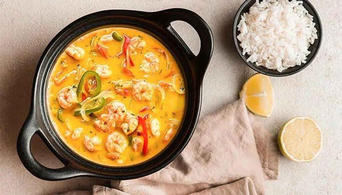 curry thaï aux crevettes et lait de coco recette exotique