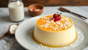 Flan à la coco sans sucre ajouté : la recette light à tester absolument