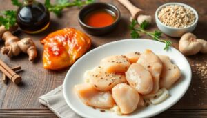 Recette de blancs de poulet laqués : une délice asiatique