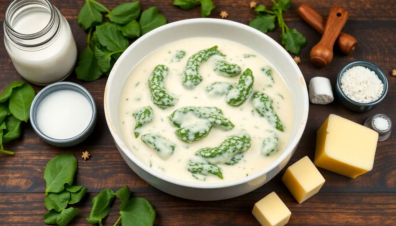 Épinards à la béchamel : recette savoureuse et facile