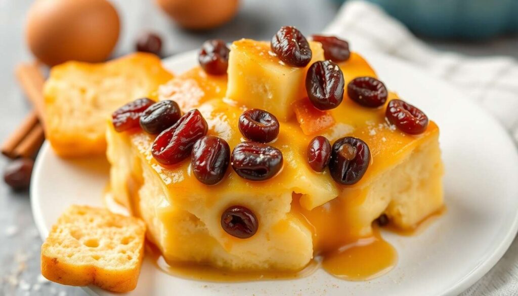 Pudding de brioche aux raisins : recette facile et gourmande