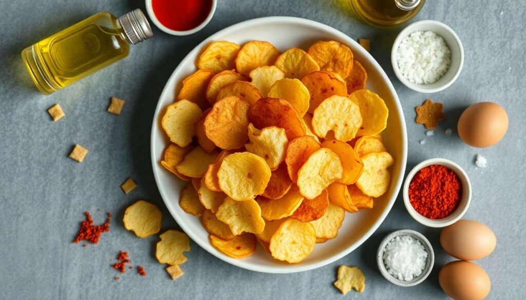 Chips maison au four : recette facile et croustillante