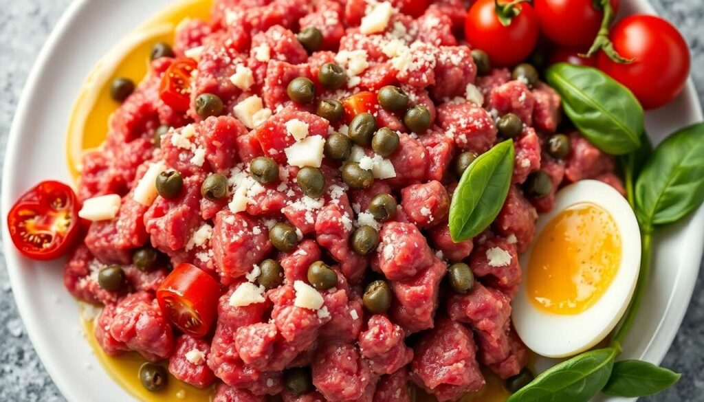 Tartare de boeuf à l'italienne : une recette gourmande et savoureuse