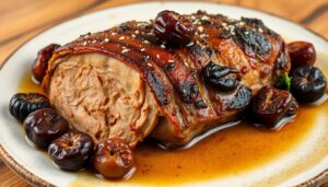 Rôti de porc aux pruneaux : recette savoureuse et facile