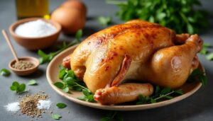 Poulet rôti : recette savoureuse et facile