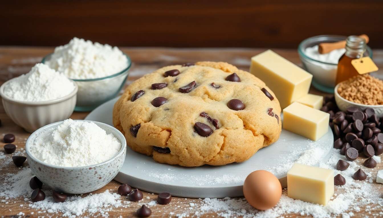 Recette du cookie géant moelleux et gourmand