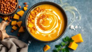 Dahl de lentilles au butternut : recette savoureuse et réconfortante