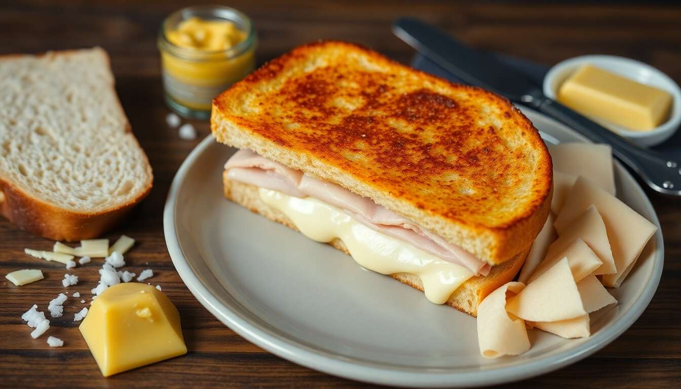 Recette du Croque-Monsieur Traditionnel Bistro