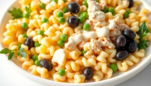 Salade de pâtes à la mayonnaise : recette facile et savoureuse
