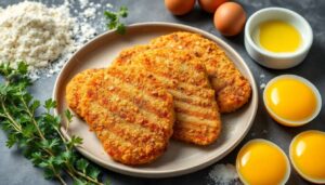 Escalopes de poulet panées : recette croustillante au four