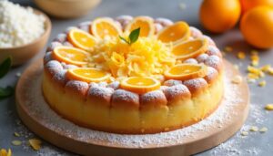 Gâteau à la fleur d’oranger et poudre d’amande : recette savoureuse