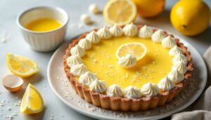 Tarte au citron : recette simple sans meringue