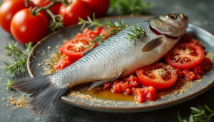 Vieille au four à la tomate : une recette savoureuse