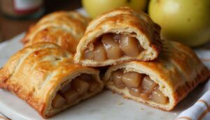 Recette facile de chausson aux pommes avec pâte feuilletée